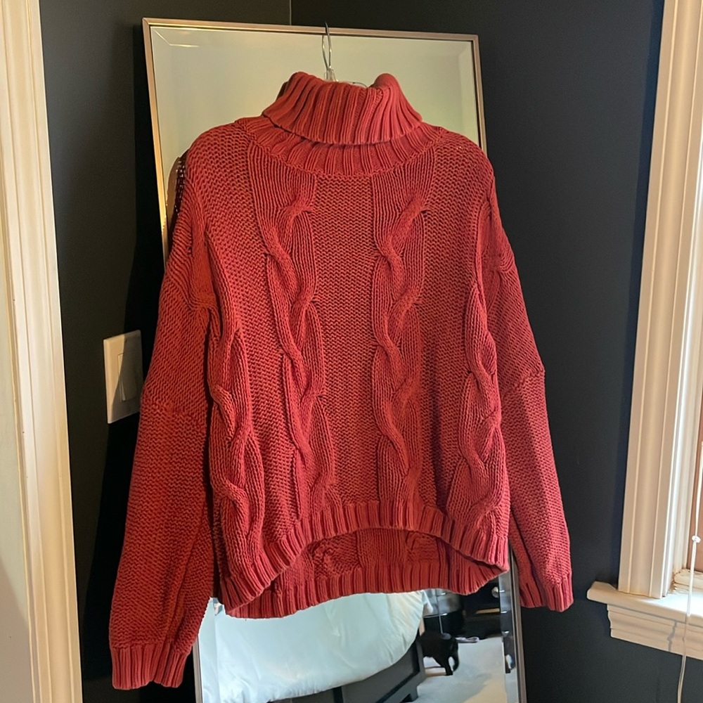 Turtleneck Oversized Sweater  l Medium